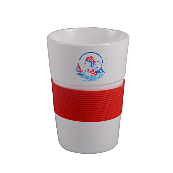Anemoss Denizci Kız Seramik Mug Silikon Bantlı ürün görseli 1