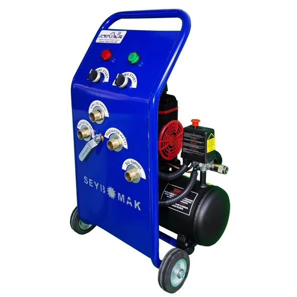 Seybomak Havalı Petek Temizleme Makinesi Çift Yönlü darbeli 1,2 Hp mavi ürün görseli 1