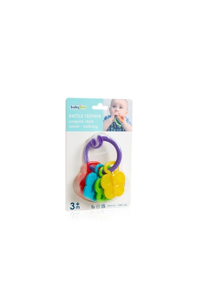 Babyjem Çıngırak Mor - Resim 7