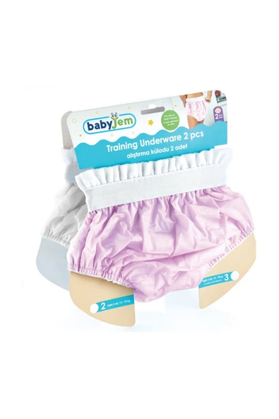 Babyjem ALIŞTIRMA KÜLODU KUTULU 2 Lİ 2 YAŞ PEMBE ürün görseli 1