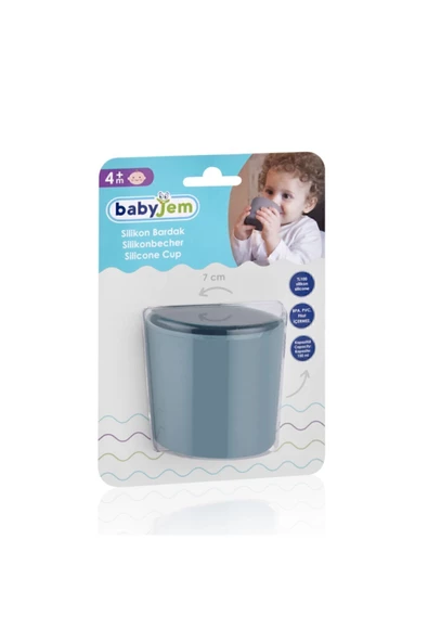 Babyjem Silikon Bardak Yeşil - Resim 5