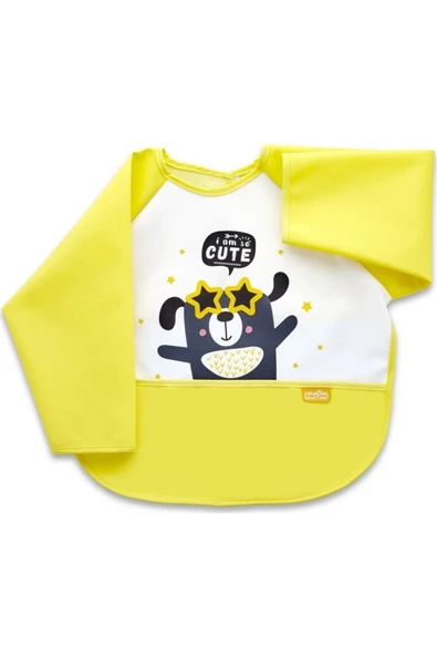 Babyjem Baby Jem 00034 Poli Muşamba Kollu  Mama Önlüğü ürün görseli 1