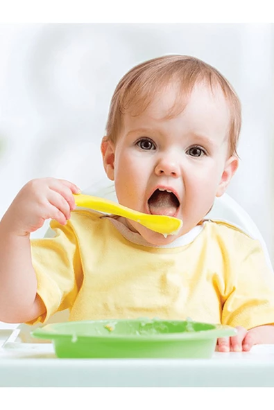 Babyjem 2'li Mama Kaşığı Pembe - Resim 2