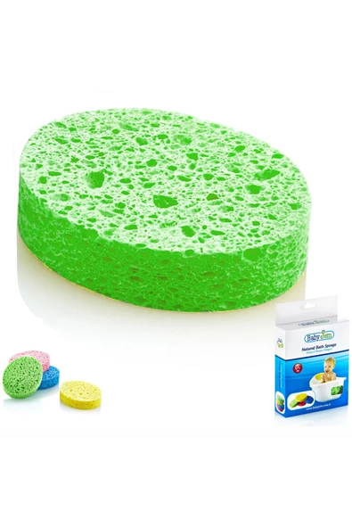 Babyjem Doğal Banyo Süngeri Yeşil ürün görseli 1