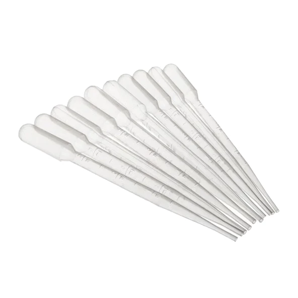Plastik Pastör Pipeti 3ML Ölçekli 10 ADET ürün görseli 1