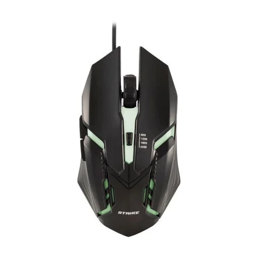 MF Product 0192 Kablolu Led Işıklı Oyuncu Mouse Siyah ürün görseli 1