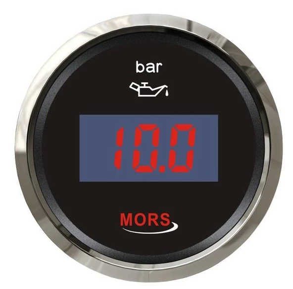 Mors Dijital Yağ Göstergesi  Siyah 10bar ürün görseli 1