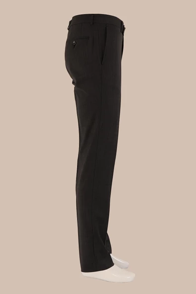 Slim Fit Yünlü Kumaş Pantolon - Resim 3