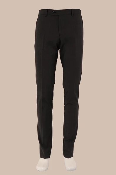 Slim Fit Yünlü Kumaş Pantolon - Resim 2