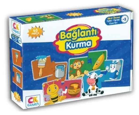 Eğitici Oyun Seti Bağlantı Kurma 40 Parça Puzzle ürün görseli 1