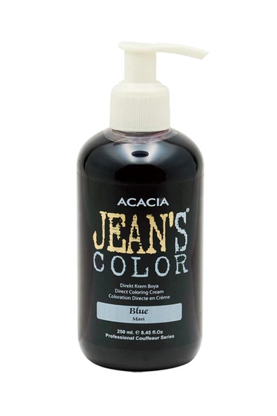 Jean's Color Mavi 250ml. Blue Amonyaksız Balyaj Renkli Saç Boyası ürün görseli 1