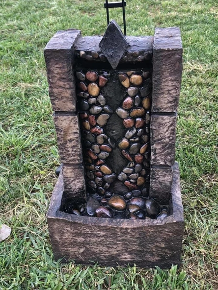 Ledli Dekoratif Şelale 33x20x13cm DW72129 - Masaüstü Şelale ürün görseli 1