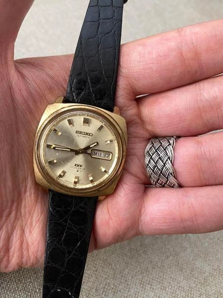Seiko DX 36 mm Deri Kordon Vintage Erkek Kol Saati 6106-7129T 2. El ürün görseli 1
