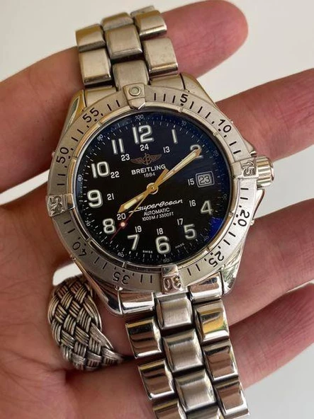 Breitling Superocean 40mm Çelik Kordon Erkek Kol Saati A17340 2. El ürün görseli 1