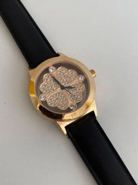 Folli Follie WF0R057SS 39mm Deri Kordon Taşlı Kadın Kol Saati ürün görseli 1