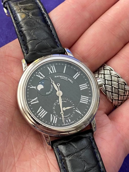 Raymond Weil 2839 Mehtaplı Deri Kordon Erkek Kol Saati 2. El ürün görseli 1