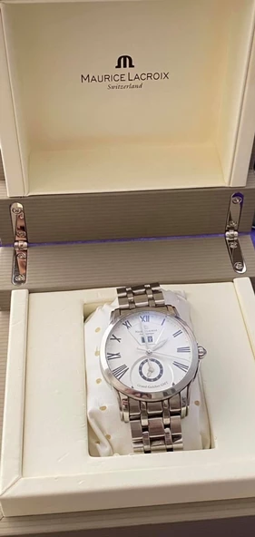 Maurice Lacroix PT6098 Grand Guichet GMT Çelik Kordon Erkek Kol Saati 2.El ürün görseli 1
