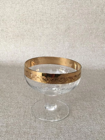 1980’ler Avrupa Vintage Kristal Kadeh 8.50 cm ürün görseli 1