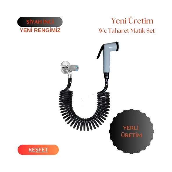 Plasyay Spiral Şattaf Başlıklı Taharet Matik 3/8 Rekor Bağlantılı Setler ürün görseli 1