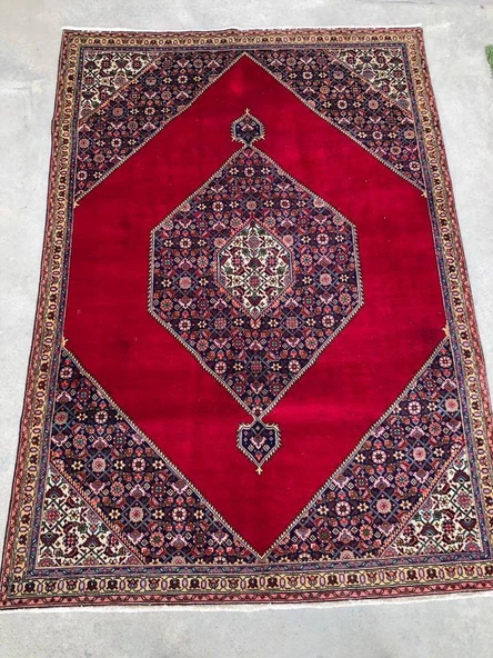 El Dokuma İpek Yün İran Tebriz Halı 310x214cm 009 ürün görseli 1