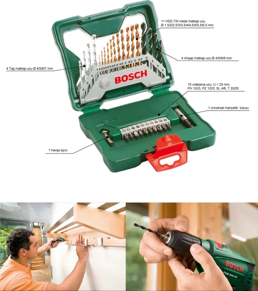 Bosch Titanyum Aksesuar Seti 30 Parça - Resim 2