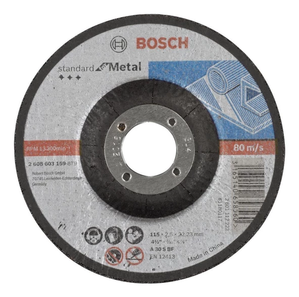 Bosch Bombeli Metal Kesici 115X2.5 mm ürün görseli 1