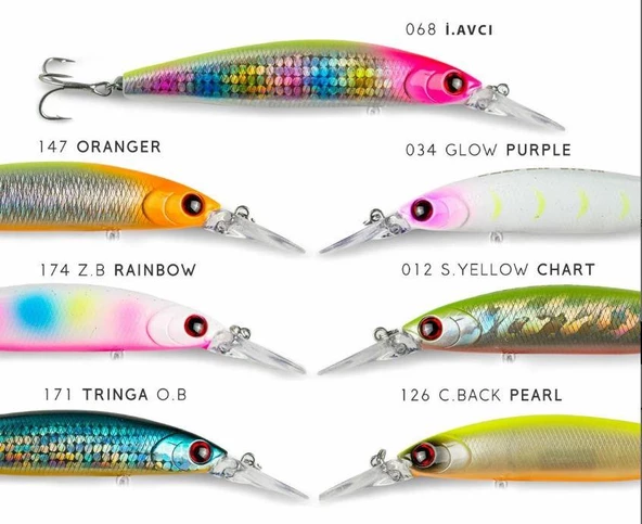 Fujin Deeper 97S-DR 10 Cm 18 Gr Sinking Maket Balık ürün görseli 1