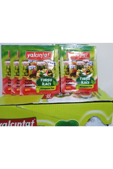 Yalçıntat Turşu Ilacı 5 Adet X 9 Gr ürün görseli 1
