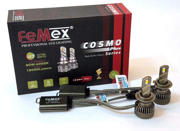 Volkswagen Jetta MK6 Led Xenon Kısa Far Aydınlatma Ampulu FEMEX CosmoPlus ürün görseli 1