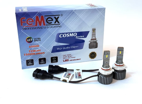 Fiat Freemont Led Xenon Uzun Far Aydınlatma Ampulu FEMEX Cosmo HB3 ürün görseli 1