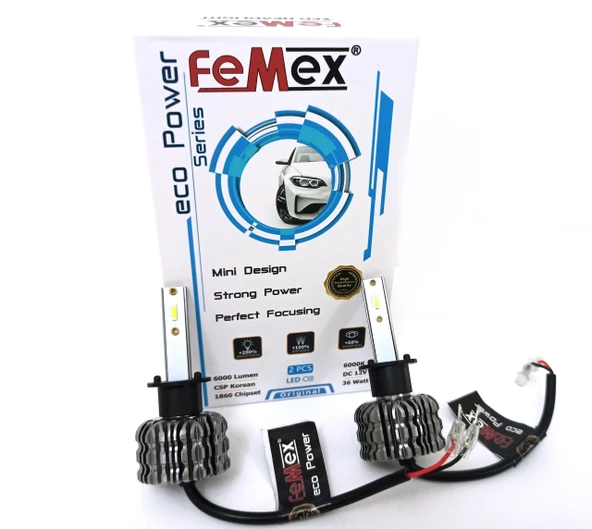 Ford Focus 1 Makyajsız Led Xenon Sis Far Ampulu FEMEX Eco Power H1 ürün görseli 1