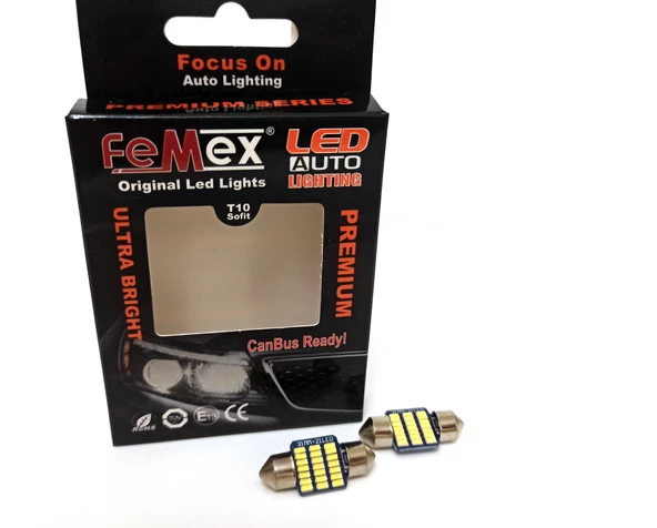 FEMEX Premium 4014 Chipset 21smd Sofit Led Ampul 31mm ürün görseli 1