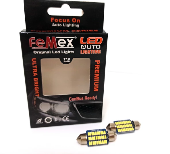 FEMEX Premium 4014 Chipset 21smd Sofit Led Ampul 36mm ürün görseli 1