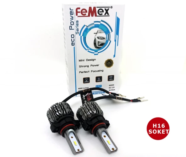 FEMEX ECO POWER  H16 PSX24W Simsek Etkili Zenon CSP Led Xenon Led Headlight ürün görseli 1
