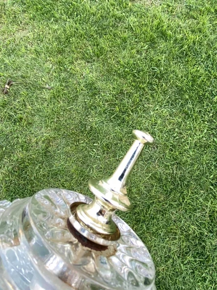 Komple Mini Cam Abajur 30cm - Resim 7