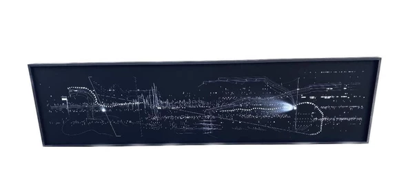Asemic Sound Mappings Sergisi Asemik Resmi 62x244 cm 014 ürün görseli 1