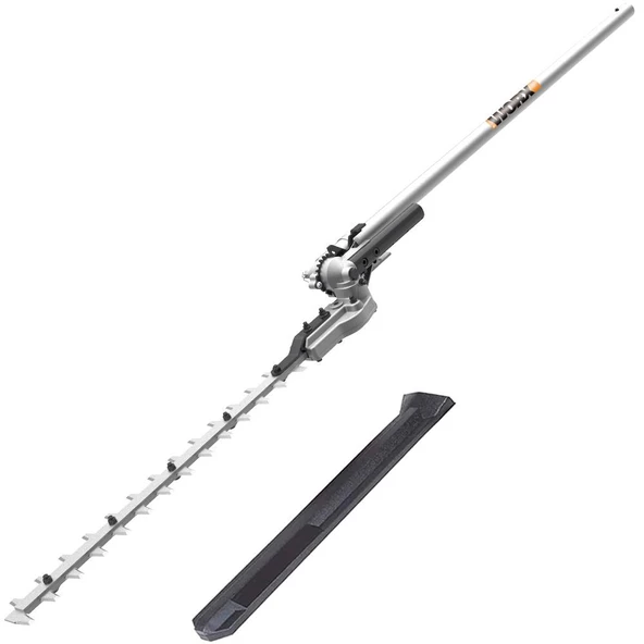 WORX WA0220 WG186E.1 ile Uyumlu 43CM Teleskobik Uzatmalı Açı Ayarlı Çit Budama Başlığı ürün görseli 1