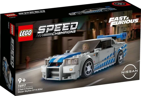LEGO Speed Champions 76917 2 Fast 2 Furious Nissan Skyline GT-R (R34) ürün görseli 1