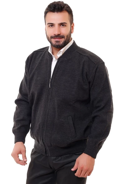 Astarlı Çelik Örgü Erkek Hırka - Resim 9