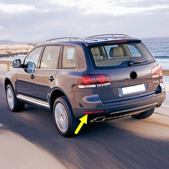 VW Touareg 2007-2010 Sol Arka Tampon Reflektörü Kedi Gözü 7L6945105A ürün görseli 1