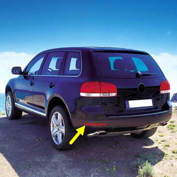 VW Touareg 2003-2007 Sol Arka Tampon Reflektörü Kedi Gözü 7L6945105A ürün görseli 1