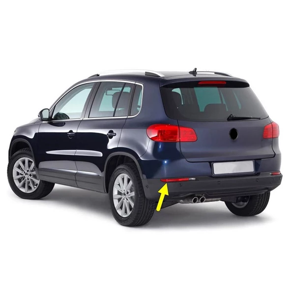 VW Tiguan 2012-2015 Sol Arka Tampon Reflektörü Kedi Gözü 5N0945105 ürün görseli 1
