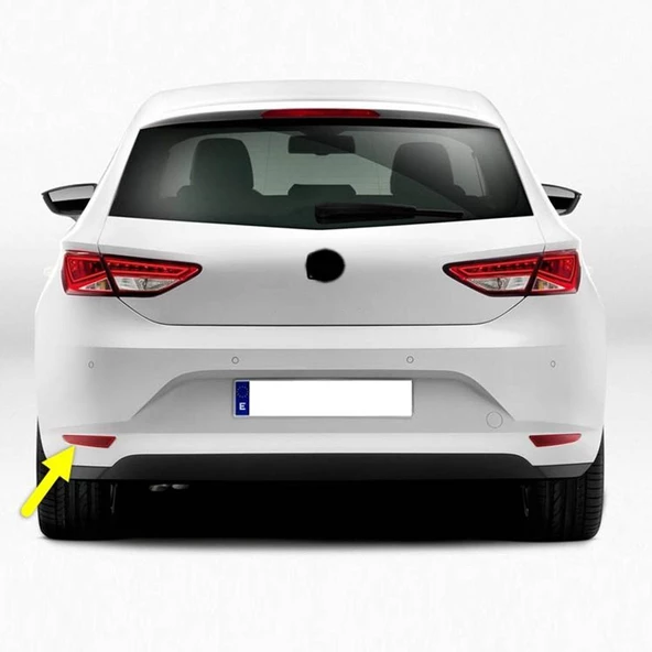 Seat Leon 3 2013-2016 Arka Tampon Sol Reflektörü Kedi Gözü 5F0945105F ürün görseli 1