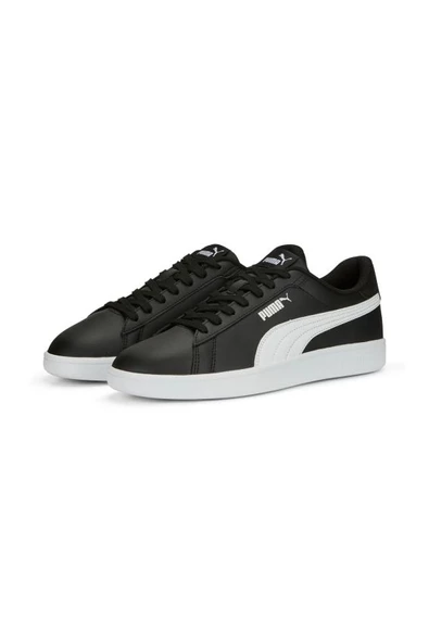 Puma Smash 3.0 L Puma Black PUMA White Erkek Günlük Ayakkabı Siyah 39098704 ürün görseli 1