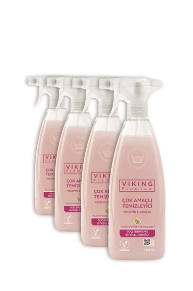 Viking Premium Çok Amaçlı Yasemin & Vanilya 750 Ml 4 Adet ürün görseli 1