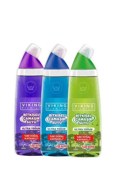 Viking Premium Çamaşır Suyu Sandal Ağacı - Misk - Amber 750 ml 3 Adet ürün görseli 1