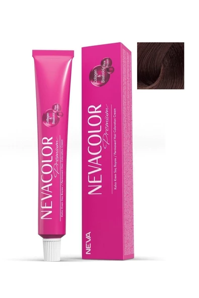 Nevacolor 5 Numara Açık Kahve - Kalıcı Krem Saç Boyası ürün görseli 1