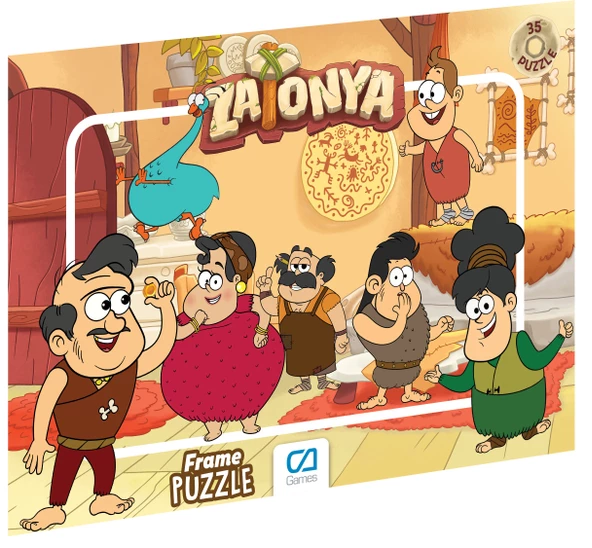 Zatonya Lisanslı Frame Puzzle/Yapboz (35 Parça) - Resim 2