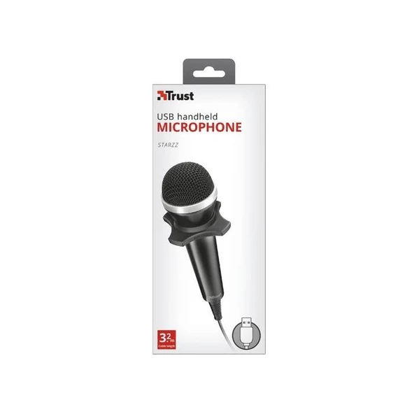 Trust 21678 STARZZ 3.2m USB Mikrofon - Resim 2