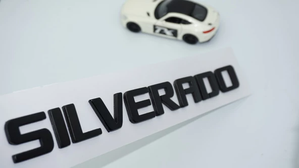 DK Tuning Silverado Bagaj Siyah Yazı Logo Chevrolet İle Uyumlu ürün görseli 1